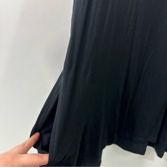 NWT Soma Soft Terry Cold Shoulder Tunic Black - Picture 6 of 10